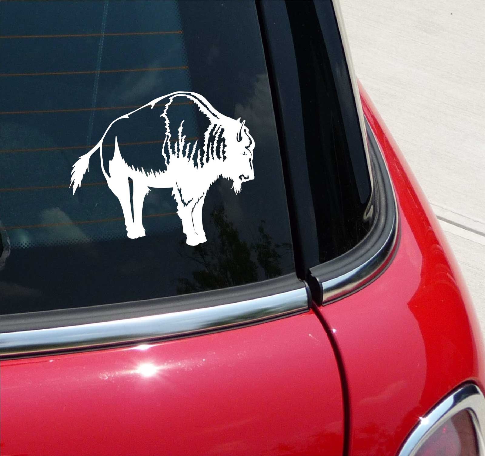 Buffalo Buffalos Bison Western Ranch Graphic Decal Sticker Art Car Wall 