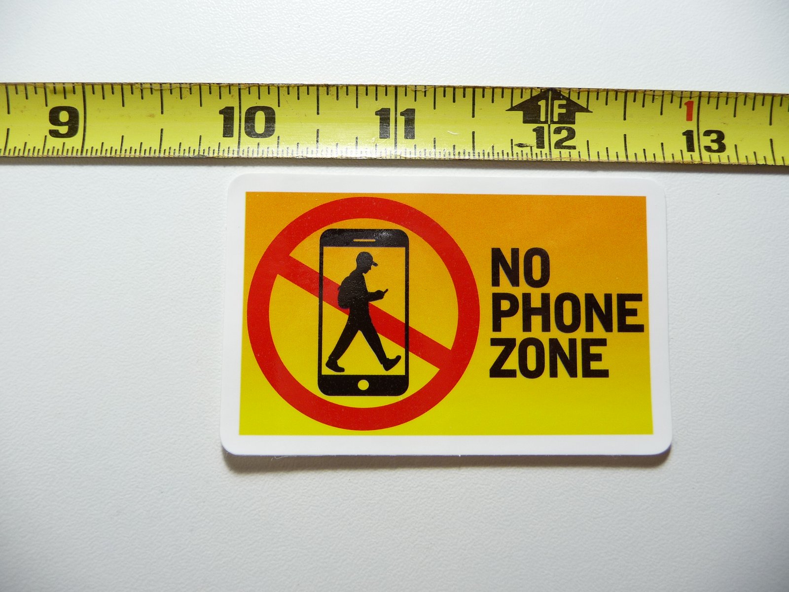 NO PHONE ZONE DECAL SIGN FUN LITTLE SIGNS CUTE | eBay